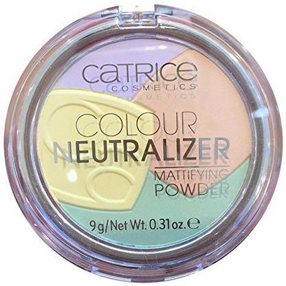 Catrice Color Neutralizer Mattifying Powder Color Correcting Pressed Powder Vegan 010 Natural Balance