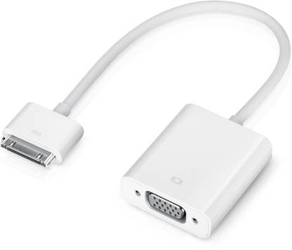 microware VGA Cable 0.01 m New 30 Pin Dock Connector to VGA Adapter Connection Cable for Ipad 2 3 Iphone 4 4s