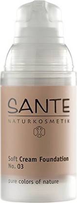 Sante Soft Cream Foundation, Sunny Beige 03, 1.01 Fluid Ounce Foundation