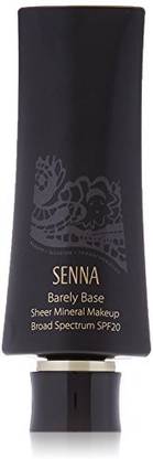 Senna Cosmetics Barely Base Sheer Mineral Makeup, Medium Foundation