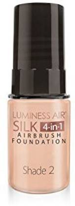 Luminess Air Airbrush Silk 4-In-1 Finish Foundation, Shade 2, 0.25 Oz Foundation