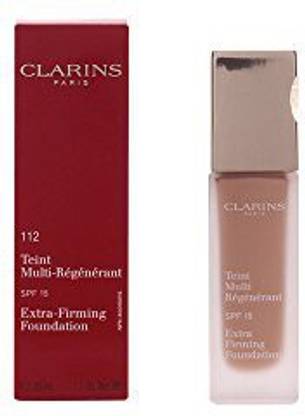Clarins Paris Extra Firming Foundation With Spf 15, 112 Amber, 1.1 Ounce Foundation