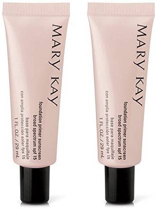 Mary Kay Foundation Primer Sunscreen Broad Spectrum Spf 15 1 Fl. Oz. 29 Ml 2Pack Foundation