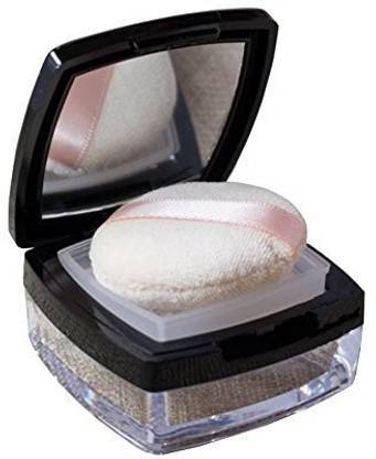 erioctry 15Gram Empty Square Foundation Make-Up Powder Puff Box Case Container Compact With Mirror Sifter And Black Filp Lip Powder Puff Free Foundation