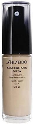 Shiseido Synchro Skin Lasting Liquid Foundation Spf 20 Neutral 1 30Ml 1Oz Foundation