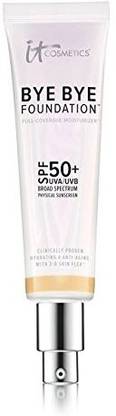 It Cosmetics Bye Bye Foundation Spf 50+ Full Coverage Moisturizer Tan 1.014Oz Foundation