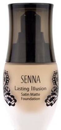 Senna Cosmetics Lasting Illusion Satin Matte Foundation, Golden Beige Foundation
