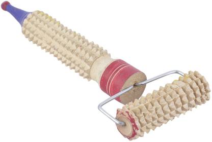 रामदेव एक्यूप्रेसर Face Roller - Wooden RA59 मसाज़र
