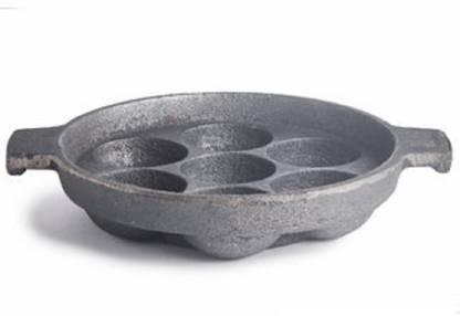 Bharath Agencies Cast Iron Appam Patra Paniarakkal 7 L capacity 22 cm diameter