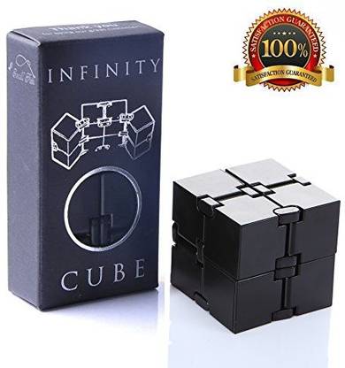 SMALL FISH Infinity Cube Fidget Toy, Luxury Edc Fidgeting Game For Kids And Adults, Cool Mini Gadget Spinner Best For Stress And Anxiety Re