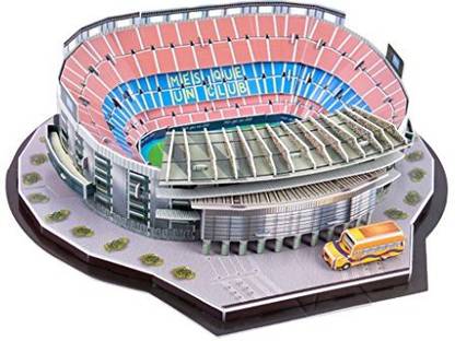 Unknown Magideal 3D Puzzle Italian Camp Nou Stadium Football Field Model Self Assembled Kits