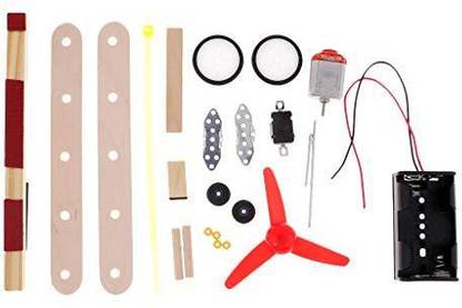 SM SunniMix Hobby Intelligence Puzzle Wind Power Airplane Model Self Assembled Science For Diy Enthusiast