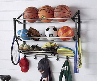 Dragon Sports Rack with Adjustable Organizer Plastic, Steel Wall Shelf Plastic, Steel Wall Shelf