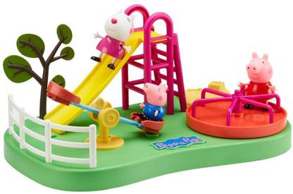 Planet Superheroes Playground Set with George Pig and Suzy Sheep Figures