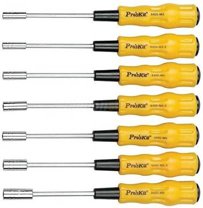 Proskit 7Pcs Electronic Hex Nut Driver Set Combination Screwdriver Set