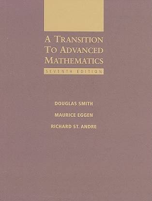 A Transition to Advanced Mathematics