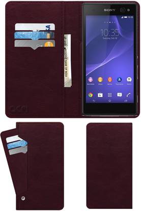 ACM Flip Cover for Sony Xperia C3