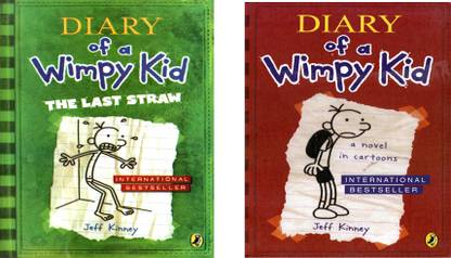 Set Of 2(Books) Of Diary Of Wimpy Kid By Jeff Kinney