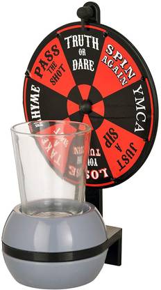 Zahuu Wheel of Shots - Party Drinking Game Dart Board Game