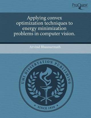 Applying Convex Optimization Techniques to Energy Minimization Problems in Computer Vision.