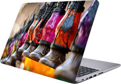 Printclub lamp Laptop Sticker 15.6 inch-Premium Quality, UV Printed, Laminated, Bubble Free, Scratchproof Laptop Skin-212 Vinyl Laptop Skin Compatible for 15.6 inch