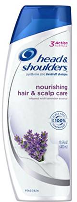 HEAD & SHOULDERS Nourishing Hair & Scalp Care Dandruff Shampoo with Lavender Essence - 13.5 oz