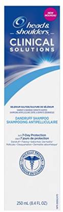 HEAD & SHOULDERS Clinical Solutions - Dandruff Shampoo - Net Wt. 8.4 FL OZ (250 mL) Per Bottle - One Bottle