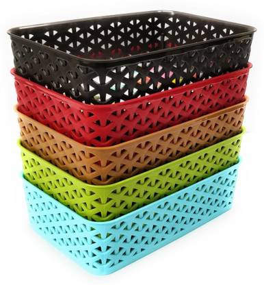 CSM Plastic Storage Basket Set 5 pcs Storage Basket