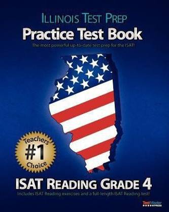 Illinois Test Prep Practice Test Book Isat Reading Grade 4