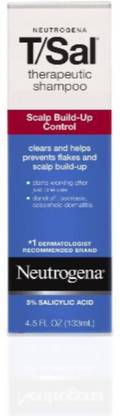 NEUTROGENA T/Sal Therapeutic Shampoo, Scalp Build-Up Control 4.5 oz (Pack of 3)