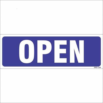 Amazing Sign 30.48 cm High Quality Open Sign Board Double-sided Sticker