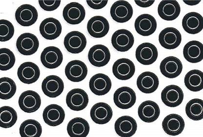 IMPRINT 21 cm Reinforcement Labels /Hole Safety Guard 500 pc Black Color, Hole dia size equal to regular punch holes Self Adhesive Sticker