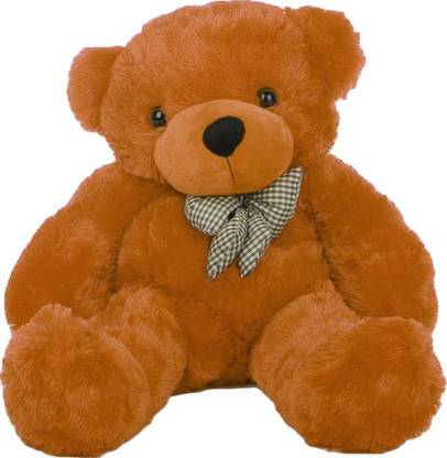 Riva valentine 3 Feet brown Long Cute & Soft Teddy Bear Best For Gift For Birthday & For Other Party - 90 cm( brown color)  - 90 cm