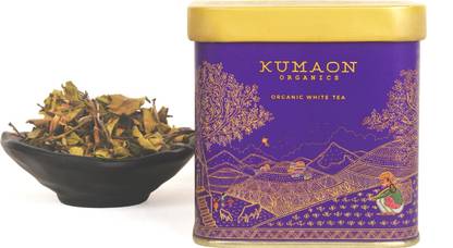 KUMAON ORGANICS White Tea 30 Cups White Tea Tin