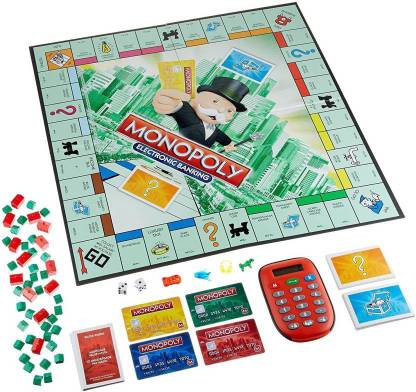 DD RETAIL Electronic Banking Money and Bank Game Set for Children Money & Assets Board Game