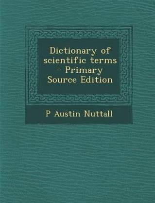Dictionary of Scientific Terms