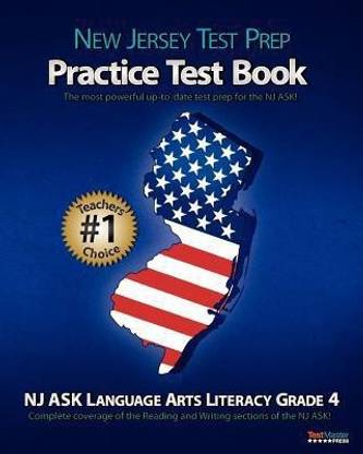 New Jersey Test Prep Practice Test Book NJ Ask Language Arts Literacy Grade 4