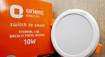ORIENT 10 Watt Round LED Panel Recessed Ceiling Lamp