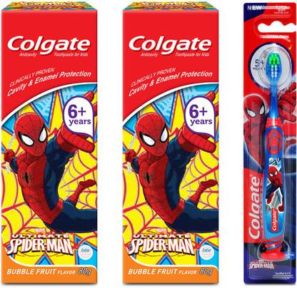 Colgate Kids Spiderman Toothpaste (6+ years), Bubble Fruit fc