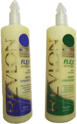 Revlon 1 FLEX REGULAR PROTEIN CONDITIONER 592 ML+1 FLEX EXTRA BODY PROTEIN CONDITIONER 592 ML