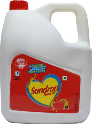 Sundrop Heart Blended Oil Can