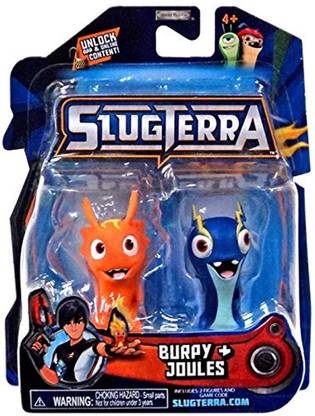 SLUGTERRA Mini Figure 2-Pack Burpy V1 & Joules [Includes Code for Exclusive Game Items]