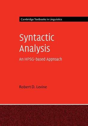 Syntactic Analysis