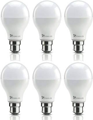 Syska 7 W Basic Round B22 LED Bulb