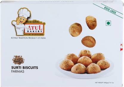 ATUL Surti Biscuit Farmas 400 gms Cookies Biscuit