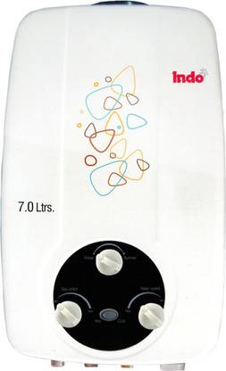 Indo 7 LTR INSE 1.2 Gas Heater 7 L Gas Water Geyser