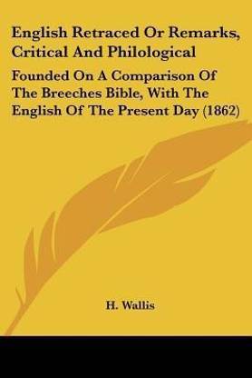 English Retraced Or Remarks, Critical And Philological