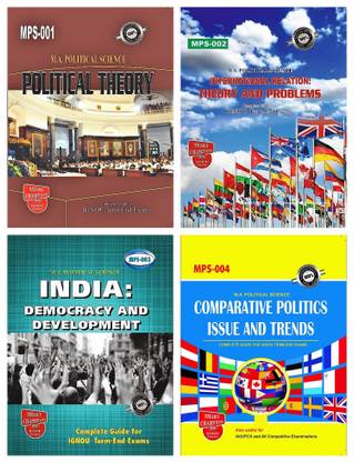 IGNOU M.A POLITICAL SCIENCE 1st YEAR HELP BOOK COMBO OF MPS-1 TO MPS-4
