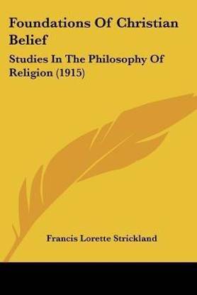 Foundations Of Christian Belief