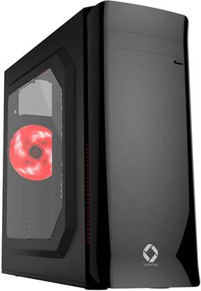 CHIPTRONEX X310B Mid-Tower Cabinet Cabinet with USB 2.0 and USB 3.0 Ports Compatible with Gaming Console